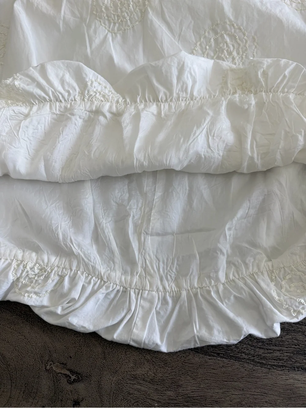 Classic White Embroidered Maxi Skirt - Women's Elegant Summer Skirt